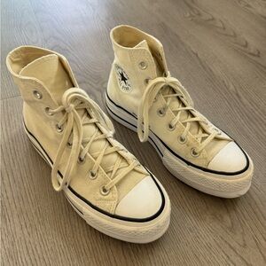 Converse Chuck Taylor High Top Platform Canvas Shoes